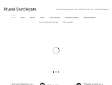 Tablet Screenshot of museisantagata.it